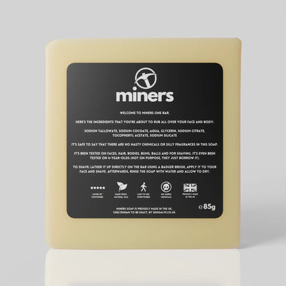 Miners Natural Shaving Soap